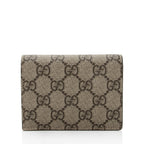 Gucci GG Supreme GG Marmont Card Case Wallet (SHF-38xYSP)
