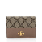 Gucci GG Supreme GG Marmont Card Case Wallet (SHF-38xYSP)