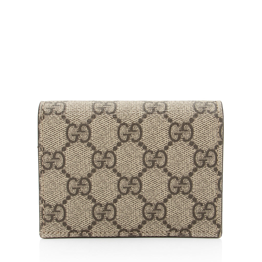Gucci GG Supreme GG Marmont Card Case (SHF-bZF8Z2)