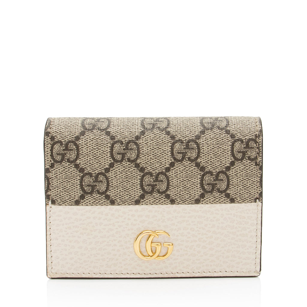 Gucci GG Supreme GG Marmont Card Case (SHF-bZF8Z2)