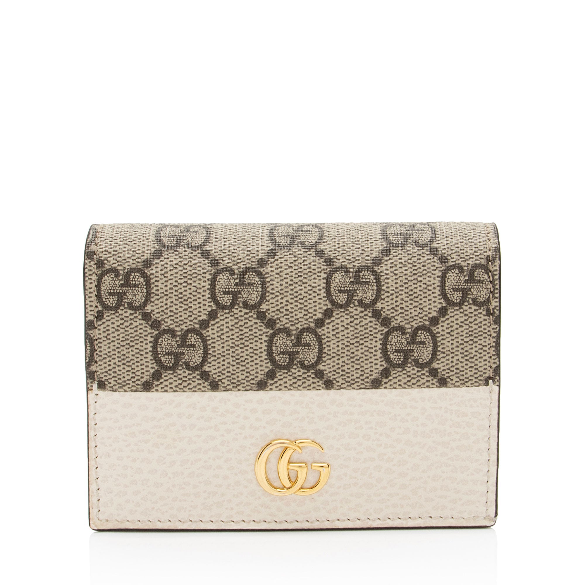 Gucci GG Supreme GG Marmont Card Case (SHF-bZF8Z2)