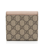 Gucci GG Supreme GG Marmont Compact Wallet (SHF-7LHllk)