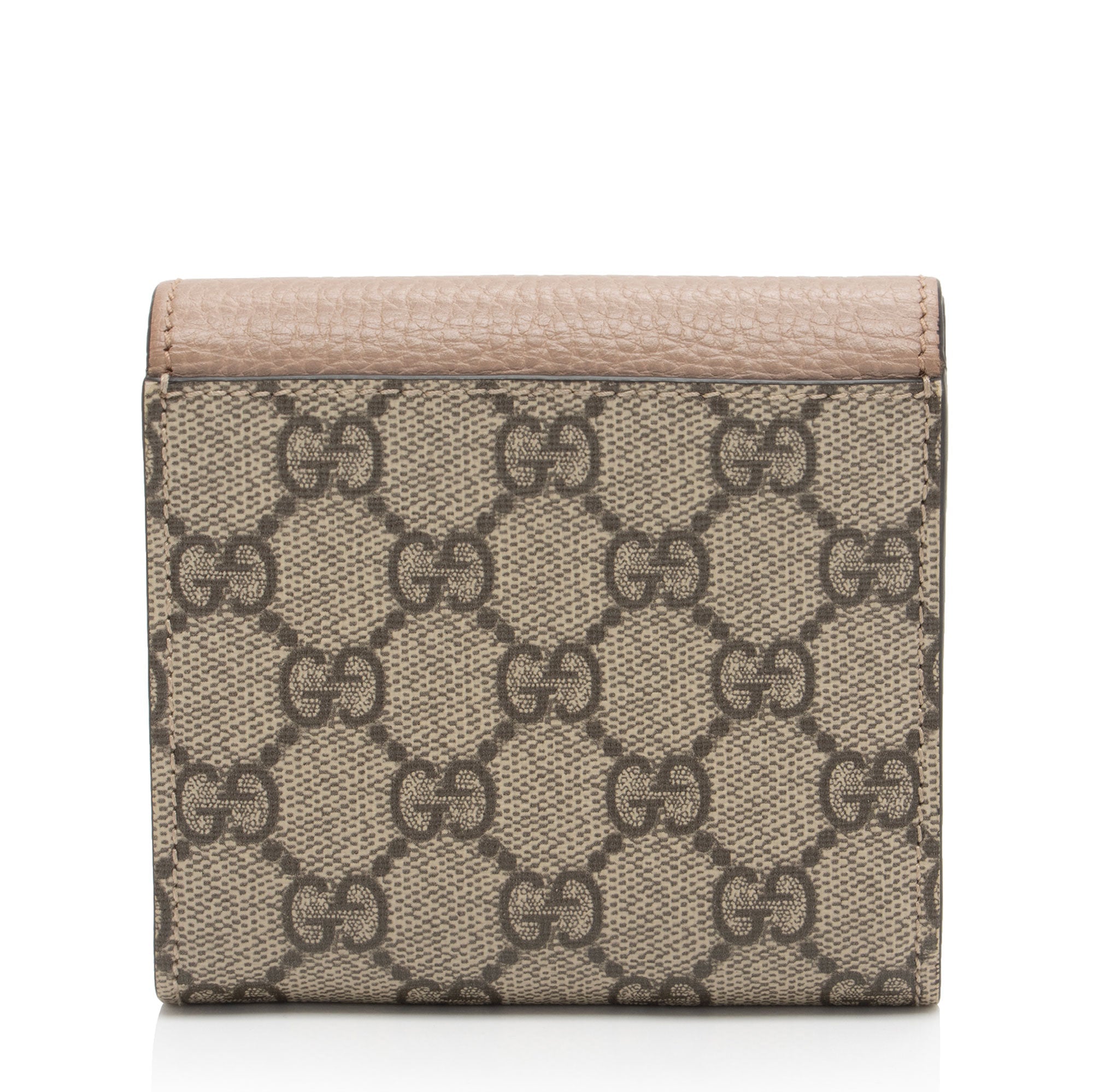Gucci GG Supreme GG Marmont Compact Wallet (SHF-7LHllk)