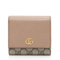 Gucci GG Supreme GG Marmont Compact Wallet (SHF-7LHllk)