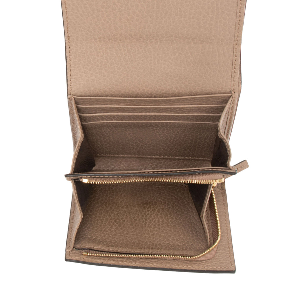Gucci GG Supreme GG Marmont Compact Wallet (SHF-7LHllk)