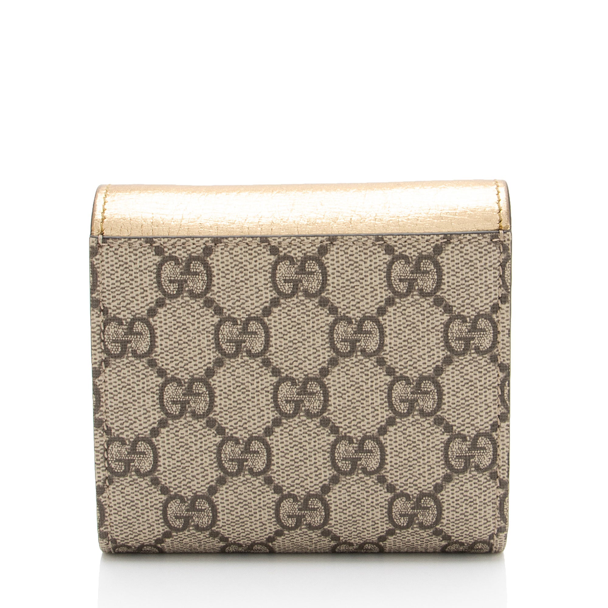 Gucci GG Supreme GG Marmont Compact Wallet