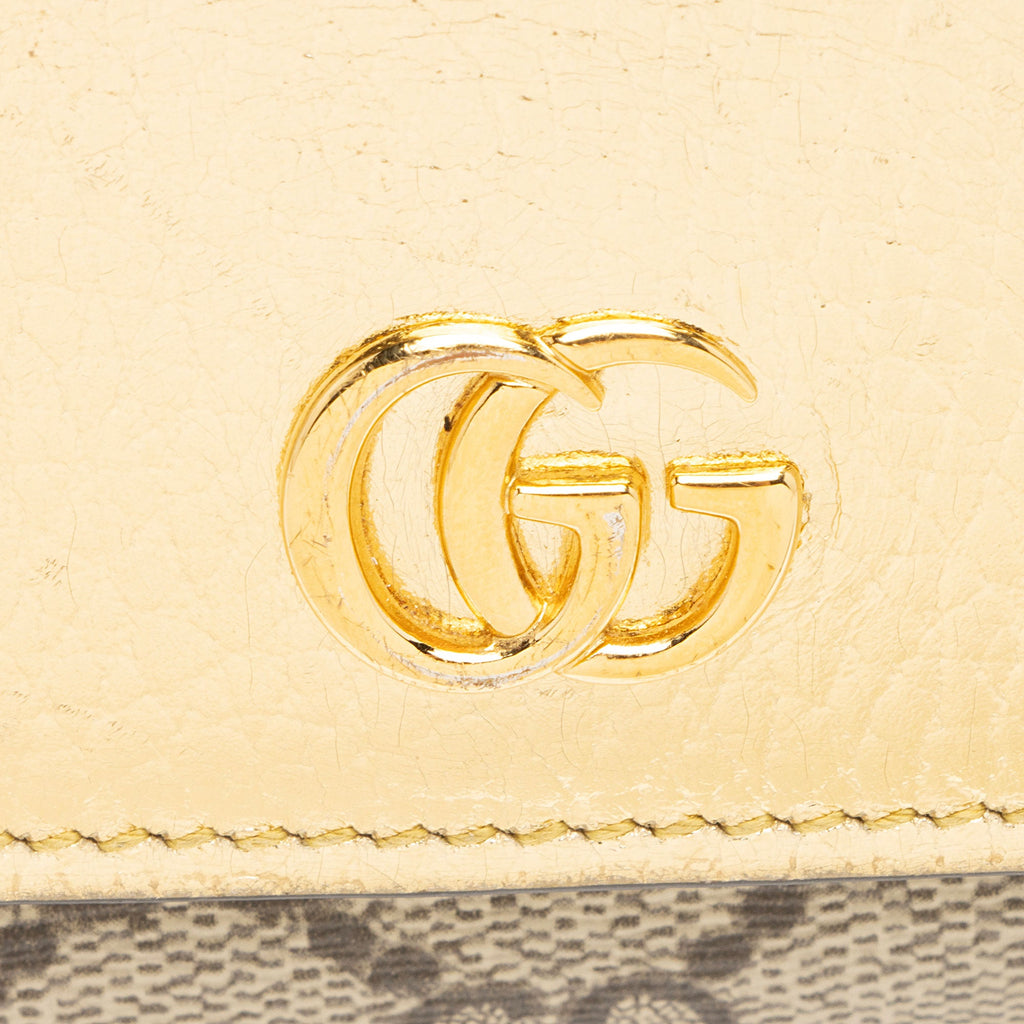 Gucci GG Supreme GG Marmont Compact Wallet
