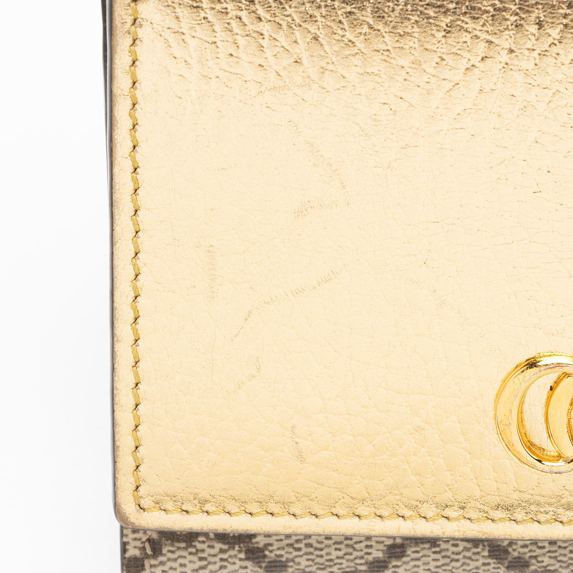 Gucci GG Supreme GG Marmont Compact Wallet