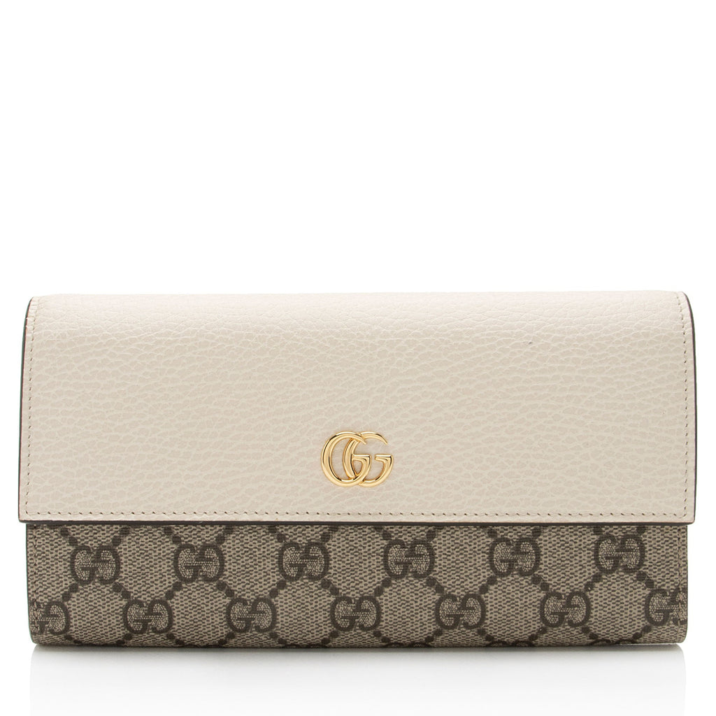 Gucci GG Supreme GG Marmont Continental Wallet (SHF-A4ciyB)