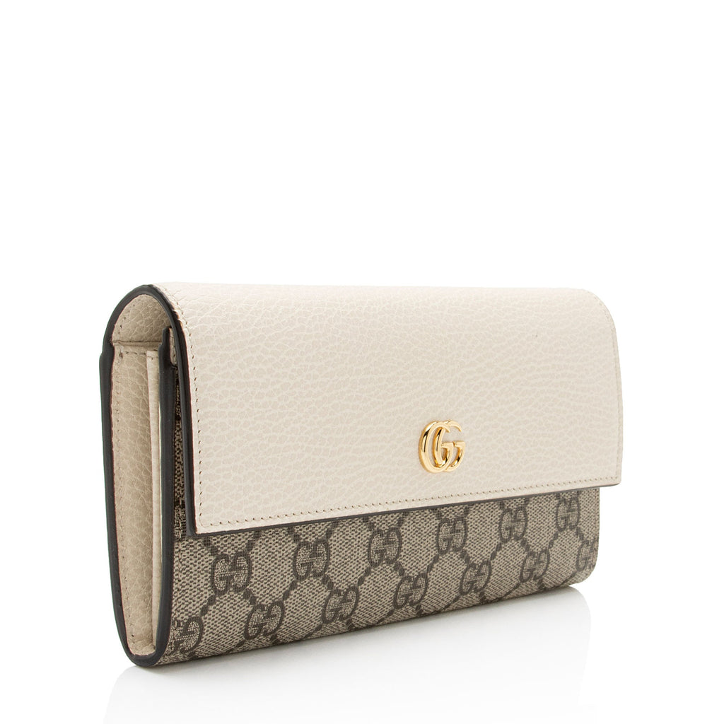 Gucci GG Supreme GG Marmont Continental Wallet (SHF-A4ciyB)