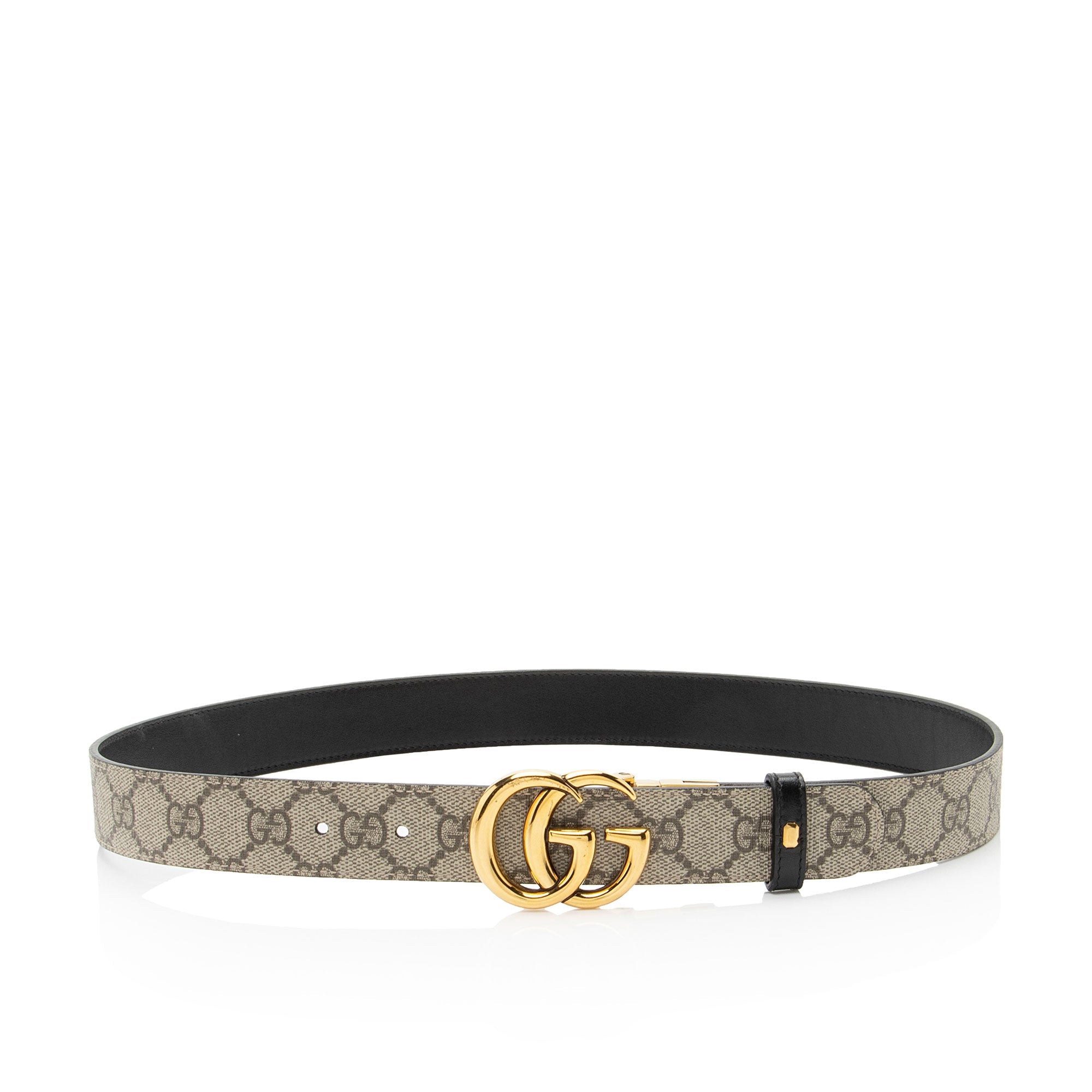 Gucci GG Supreme GG Marmont Reversible Belt - Size 32 / 80
