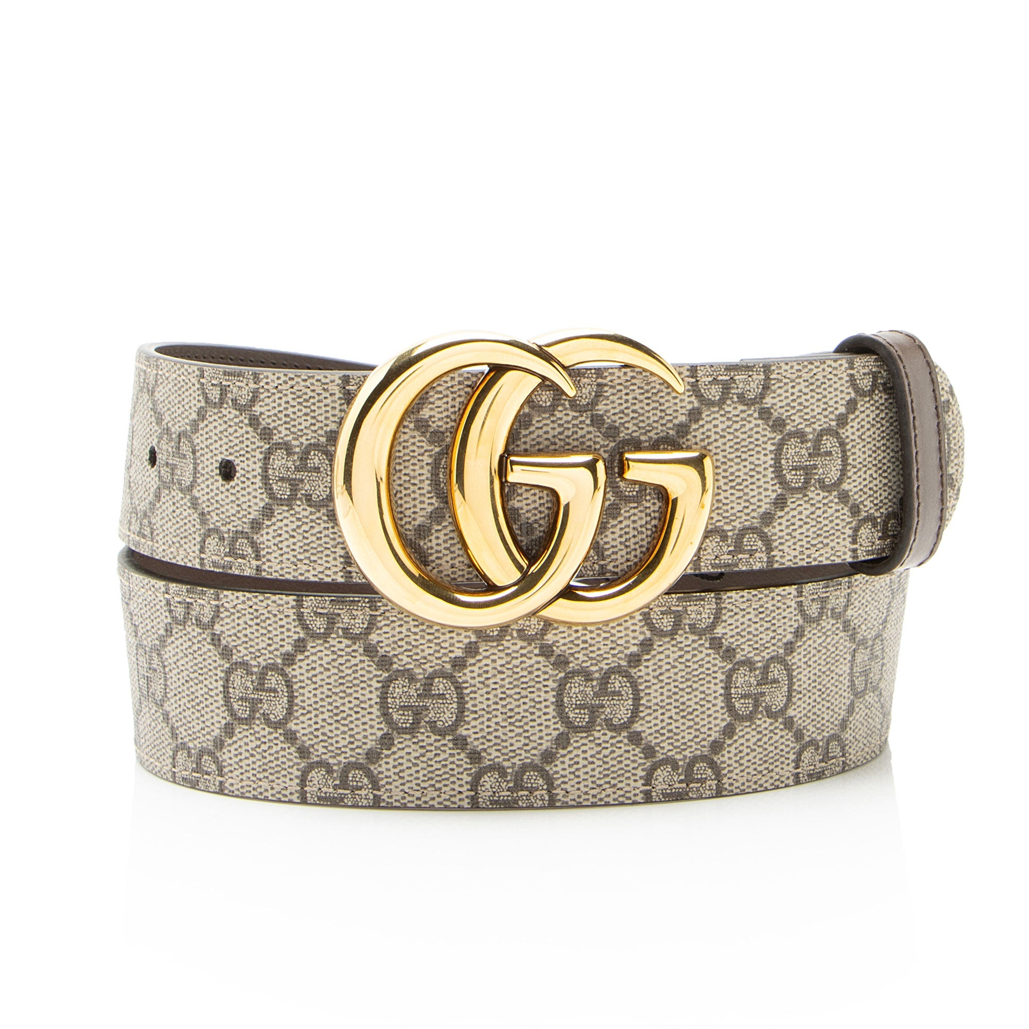 Gucci GG Supreme GG Marmont Reversible Belt - Size 34 / 85