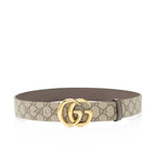 Gucci GG Supreme GG Marmont Reversible Belt - Size 34 / 85
