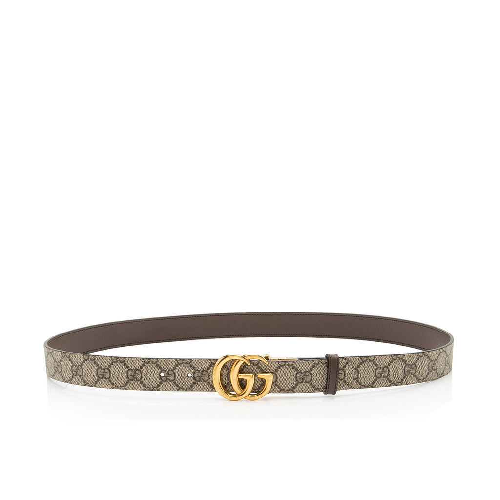 Gucci GG Supreme GG Marmont Reversible Belt - Size 42 / 105