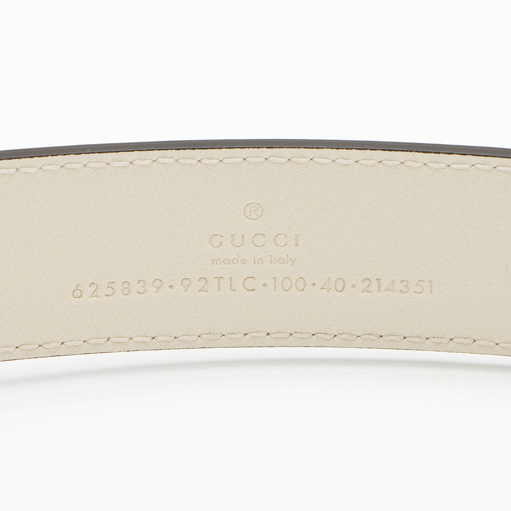 Gucci GG Supreme GG Marmont Thin Belt - Size 40 / 100