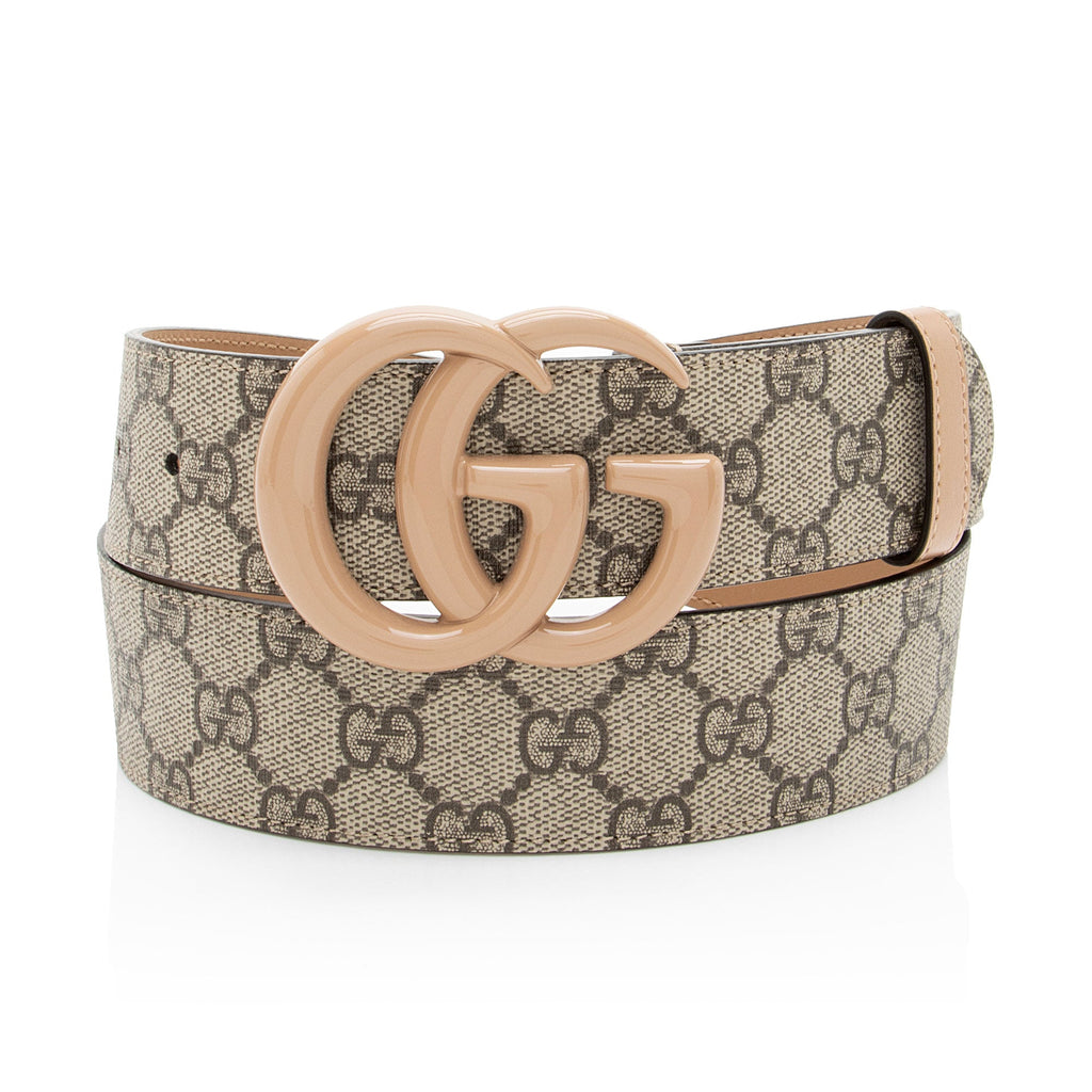 Gucci GG Supreme GG Marmont Wide Belt - Size 36 / 90