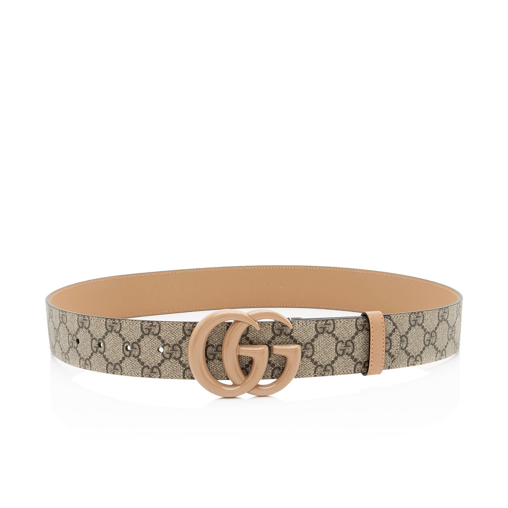 Gucci GG Supreme GG Marmont Wide Belt - Size 36 / 90