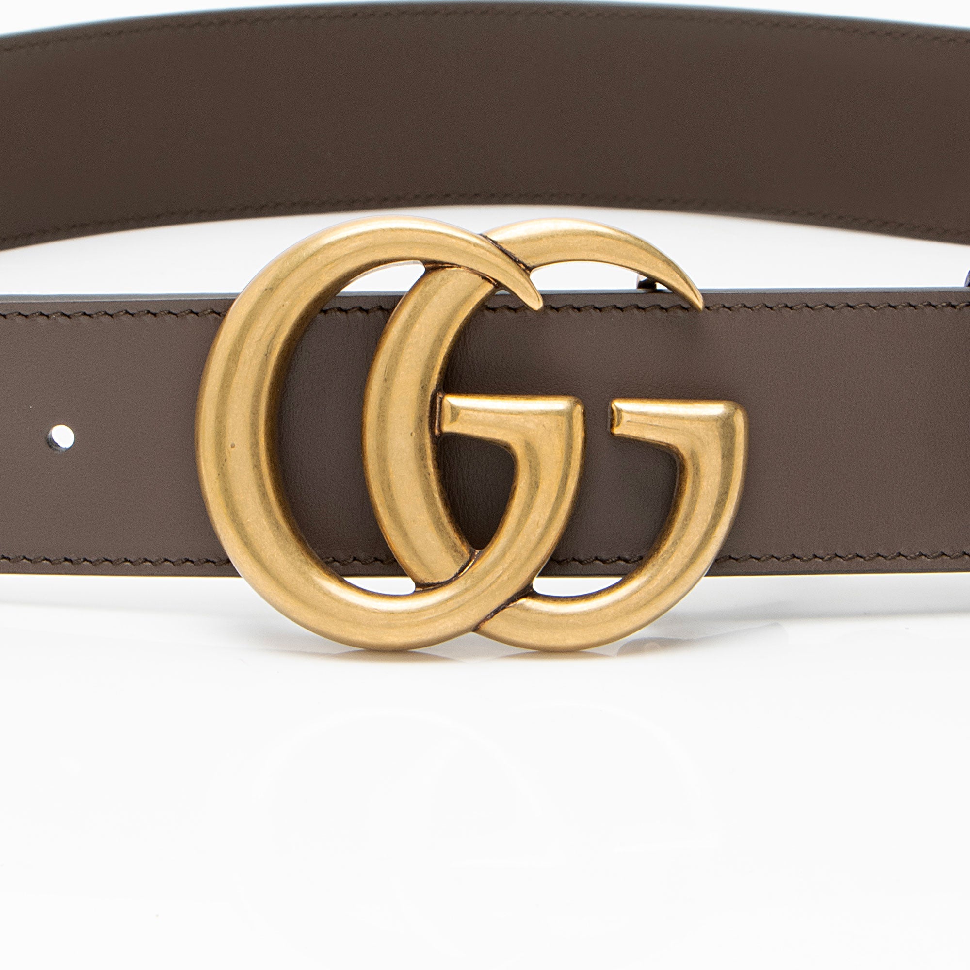 Gucci GG Supreme GG Marmont Wide Belt - Size 36 / 90