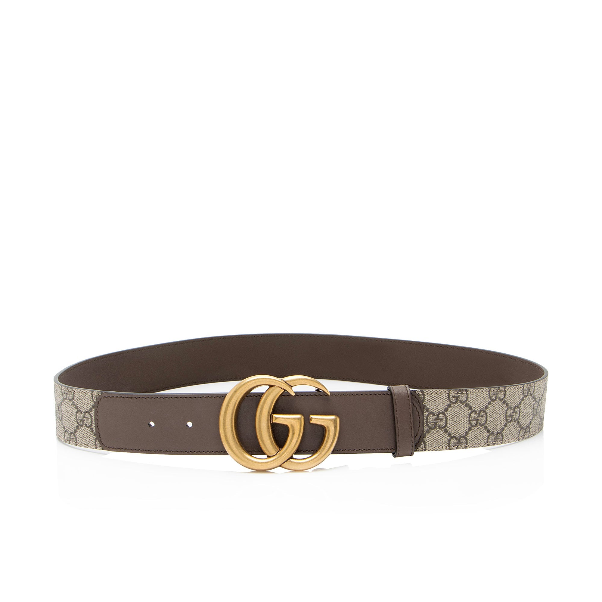 Gucci GG Supreme GG Marmont Wide Belt - Size 36 / 90