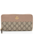 Gucci GG Supreme GG Marmont Zip Around Wallet