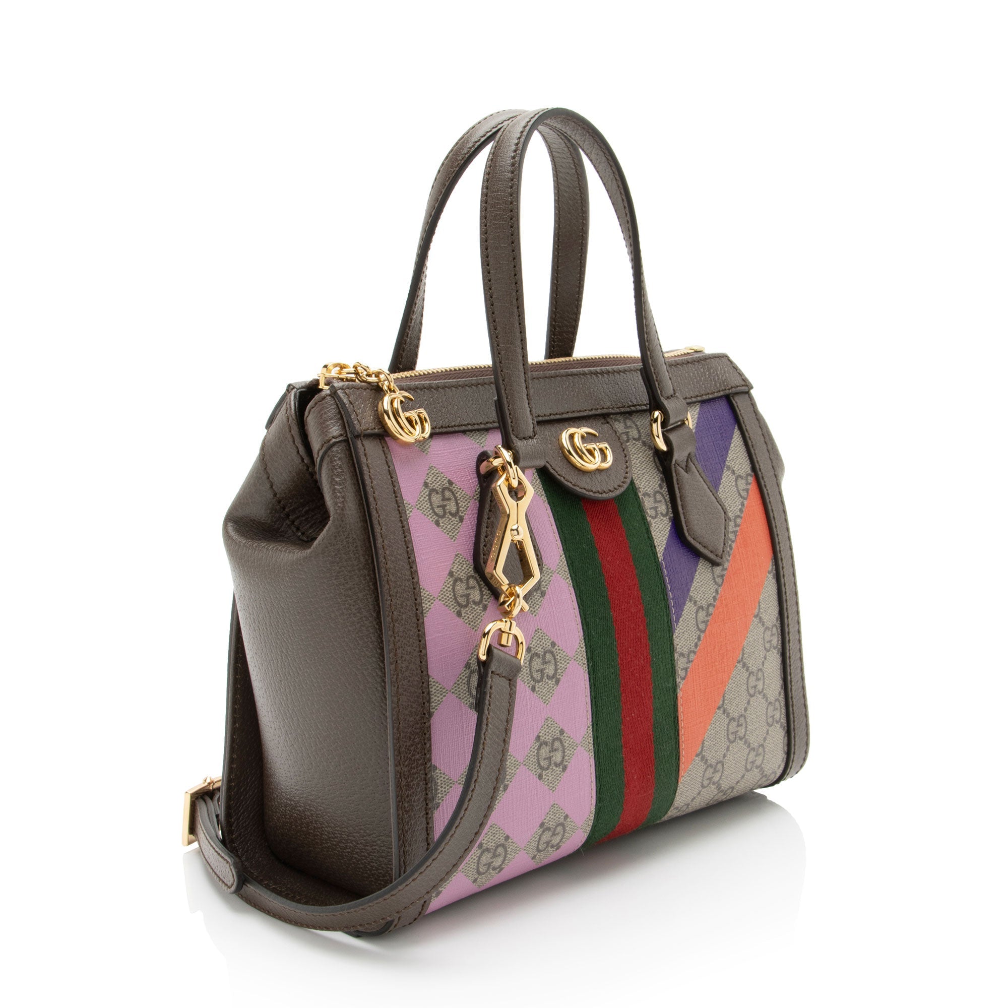 Gucci GG Supreme Geometric Ophidia Small Tote