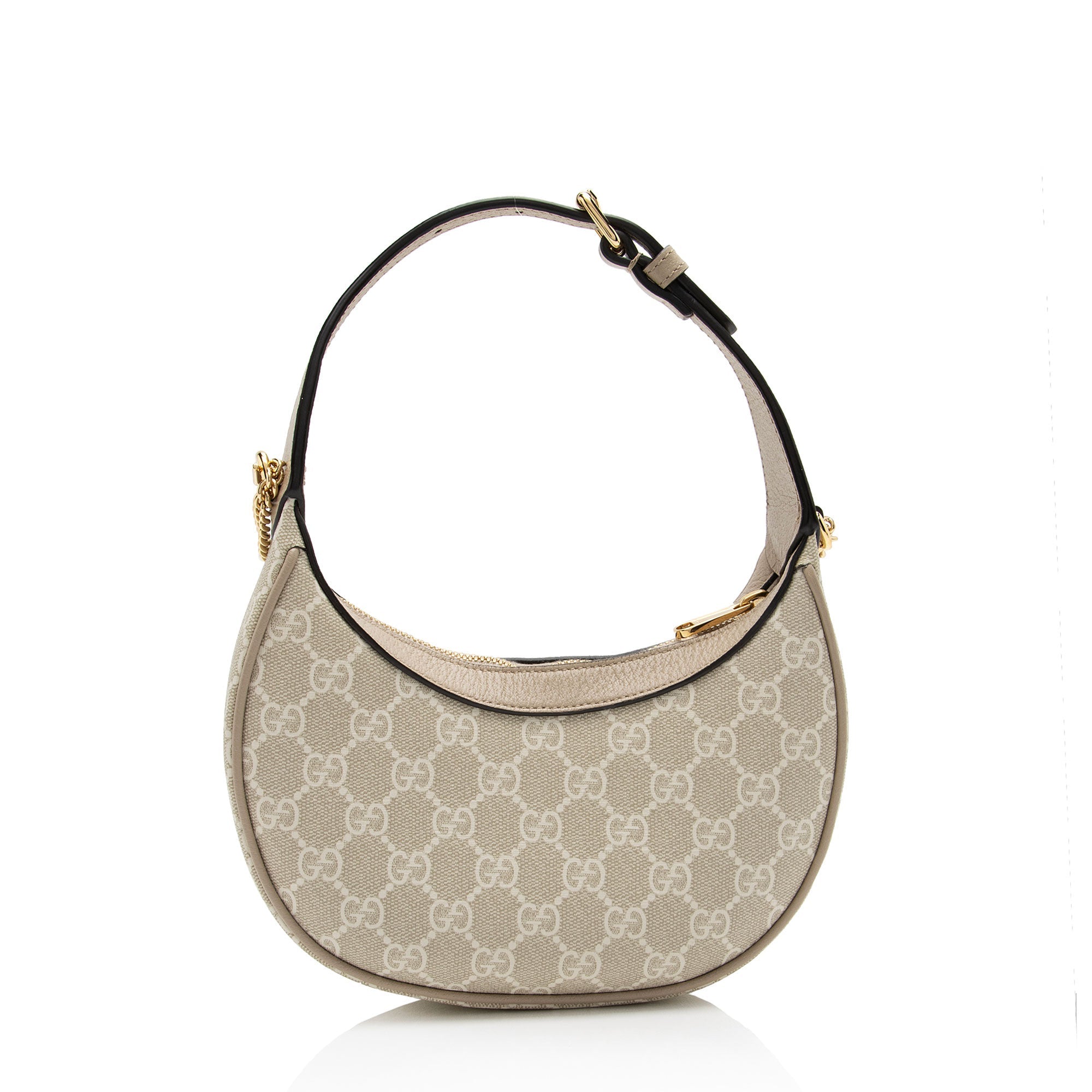 Gucci GG Supreme Half Moon Mini Bag (SHF-GZ3MI8)