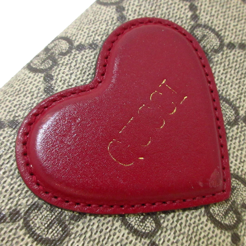 Gucci GG Supreme Heart Bifold Wallet (SHG-4t4GId)
