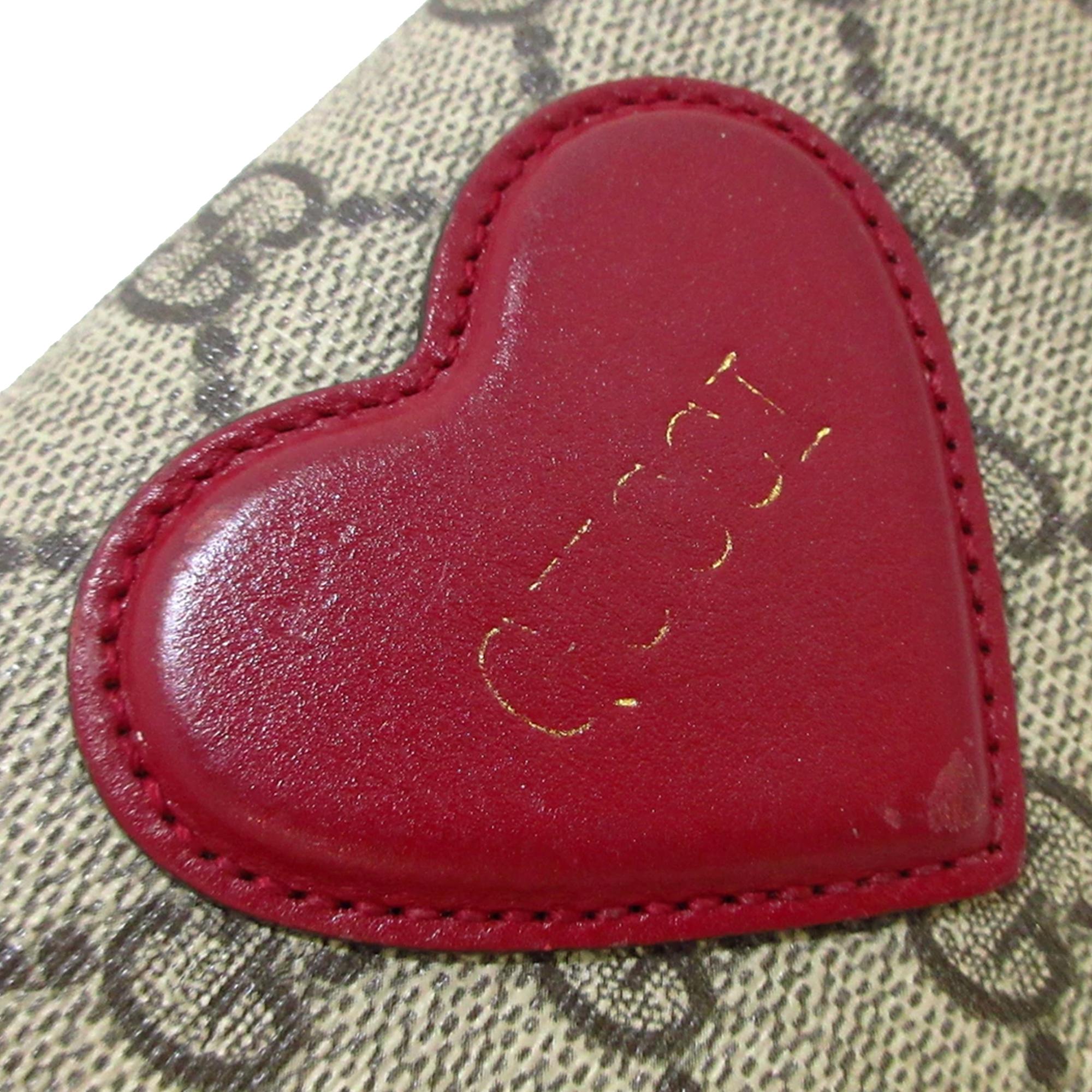 Gucci GG Supreme Heart Bifold Wallet (SHG-4t4GId)