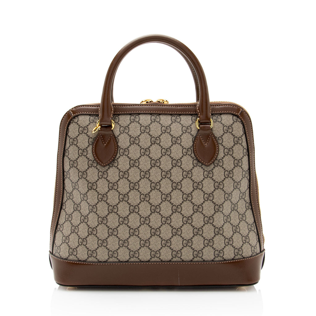 Gucci GG Supreme Horsebit 1955 Medium Top Handle (SHF-s7mzQw)