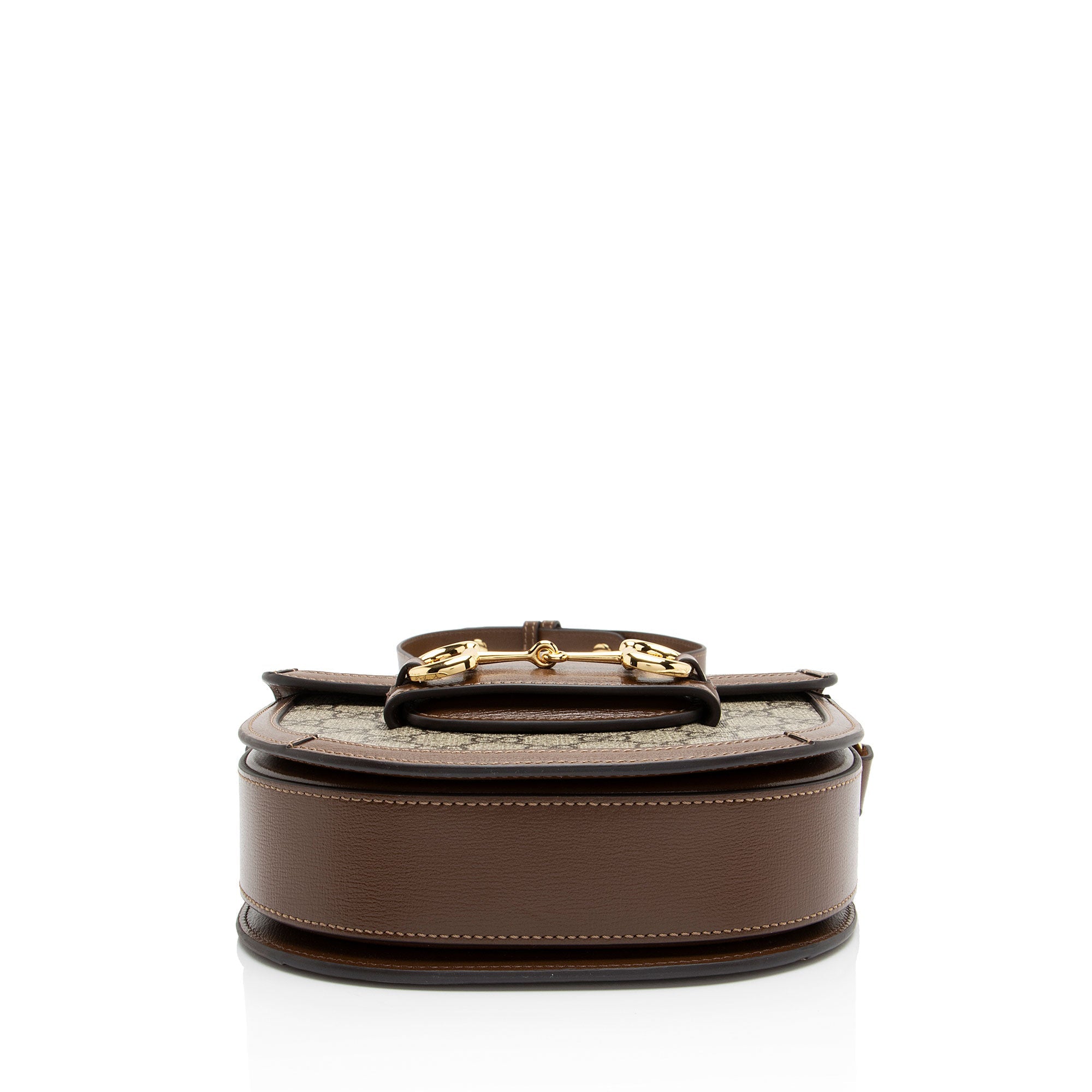 Gucci GG Supreme Horsebit 1955 Mini Rounded Shoulder Bag