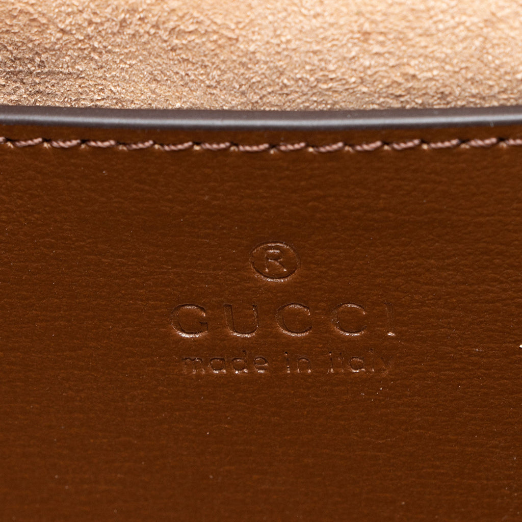 Gucci GG Supreme Horsebit 1955 Mini Rounded Shoulder Bag