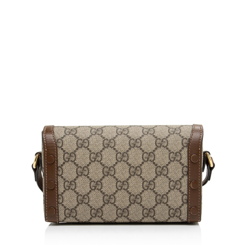 Gucci GG Supreme Horsebit 1955 Mini Shoulder Bag (SHF-eLtYhd)