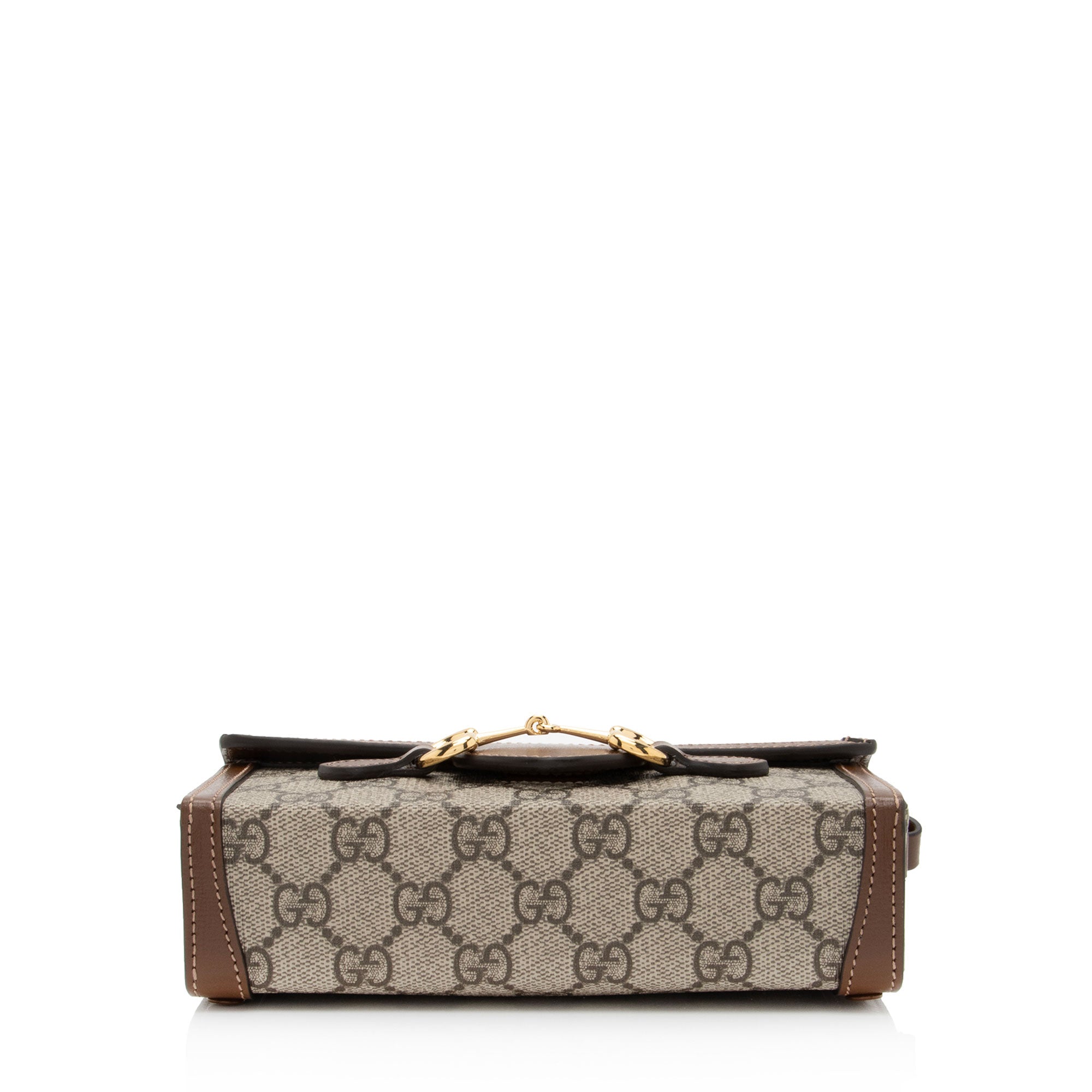 Gucci GG Supreme Horsebit 1955 Mini Shoulder Bag (SHF-IqWPZK)