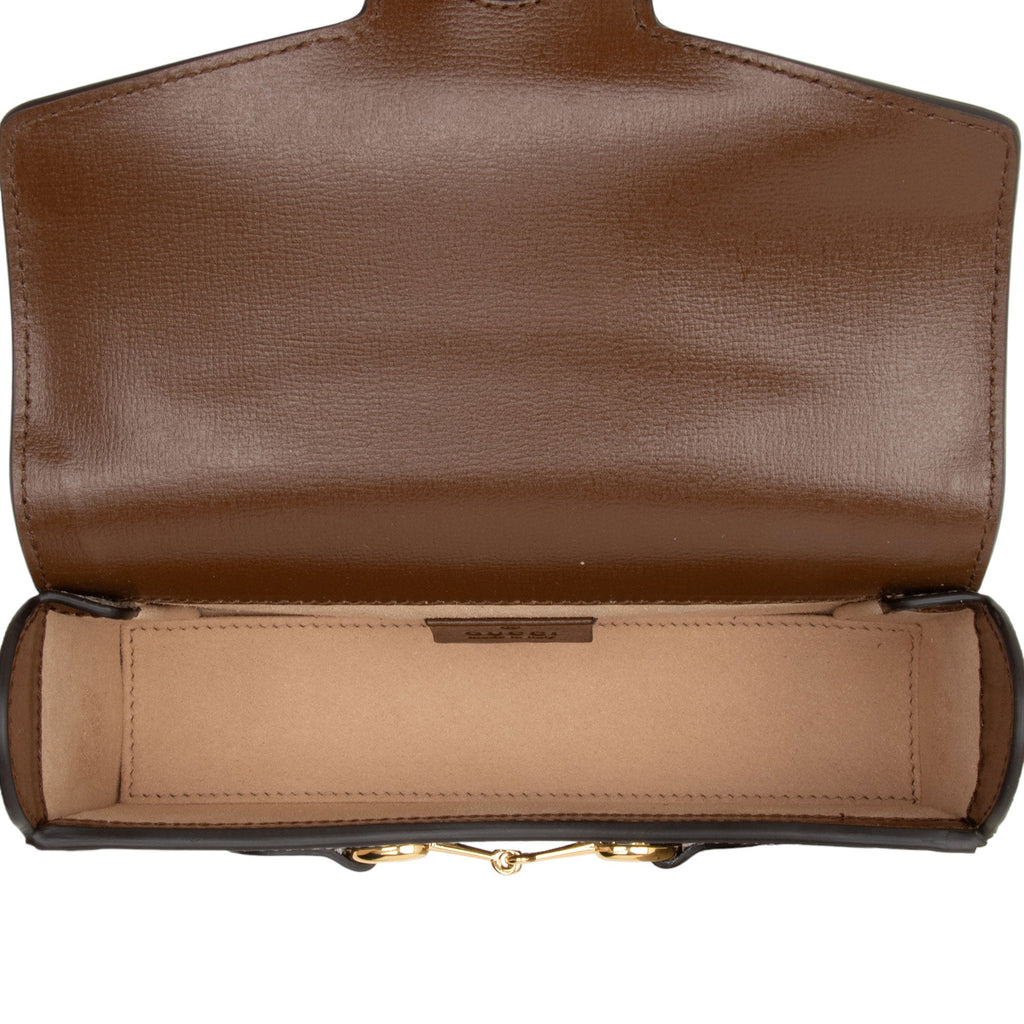Gucci GG Supreme Horsebit 1955 Mini Shoulder Bag (SHF-IqWPZK)