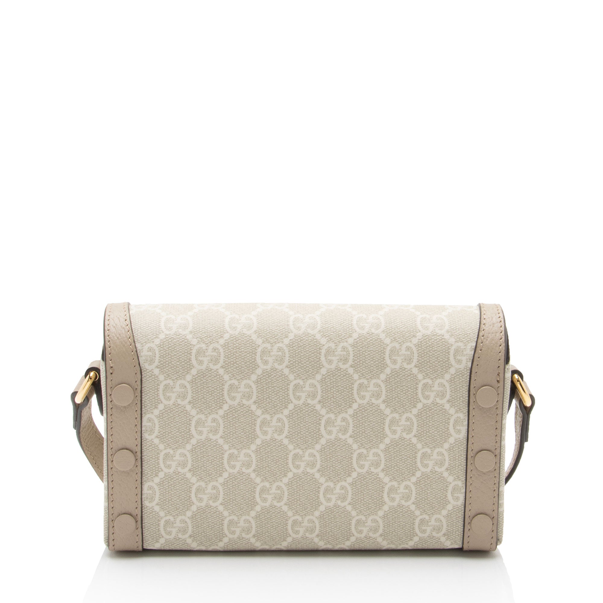 Gucci GG Supreme Horsebit 1955 Mini Shoulder Bag (SHF-FQ4V0d)