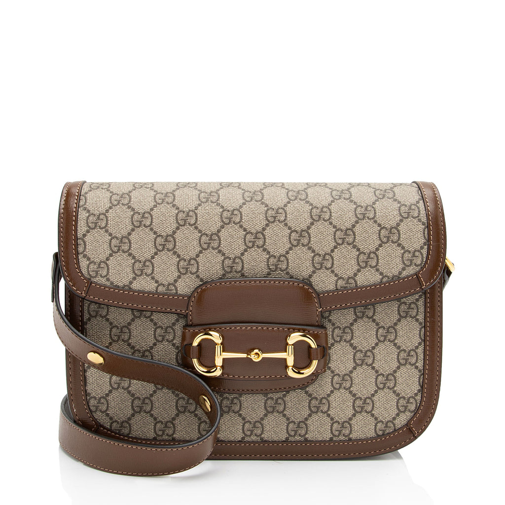 Gucci GG Supreme Horsebit 1955 Shoulder Bag (SHF-cQUglM)