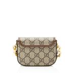 Gucci GG Supreme Horsebit 1955 Super Mini Shoulder Bag