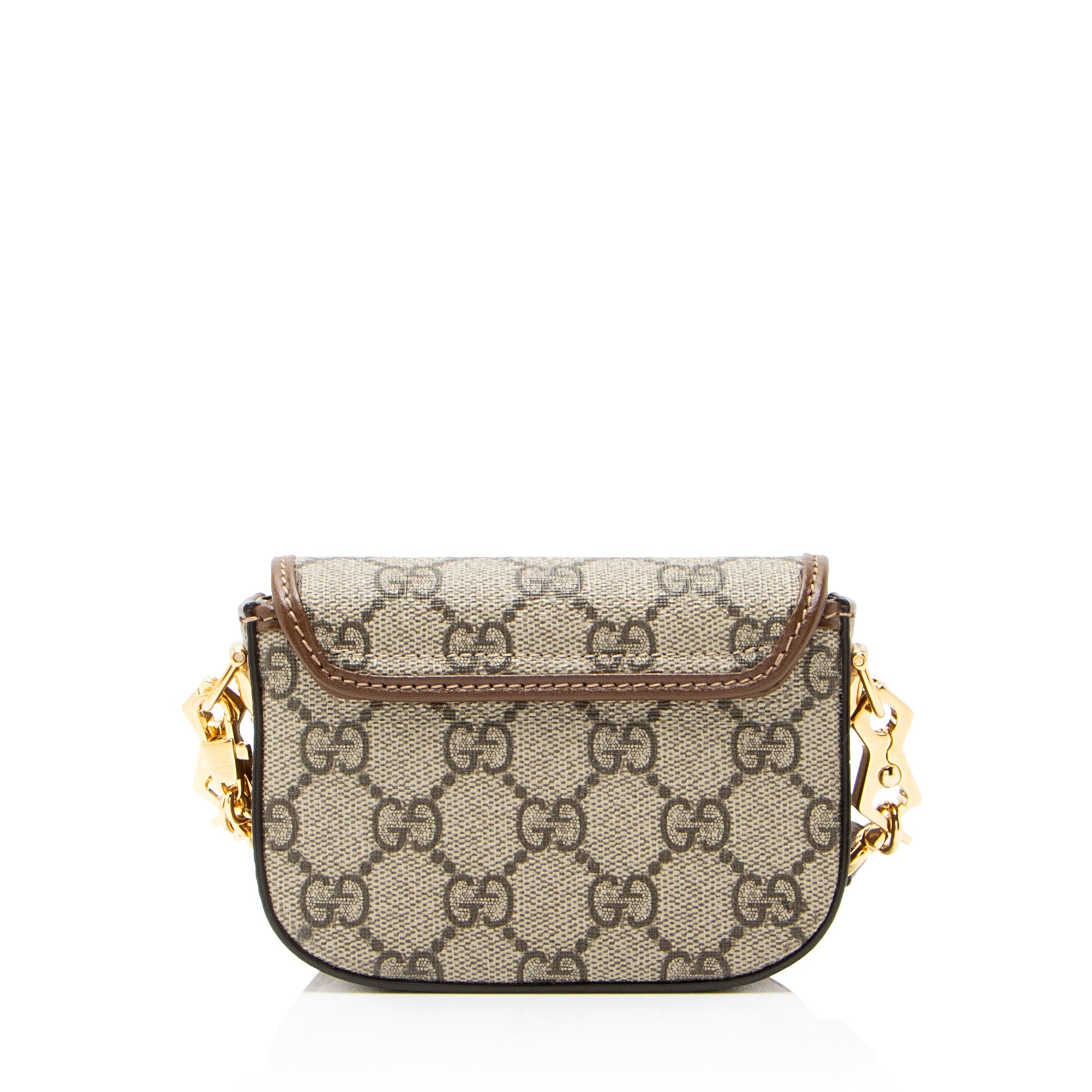 Gucci GG Supreme Horsebit 1955 Super Mini Shoulder Bag