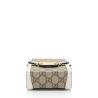 Gucci GG Supreme Horsebit 1955 Vertical Mini Shoulder Bag (SHF-eO3rqs)