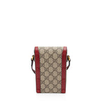 Gucci GG Supreme Horsebit 1955 Vertical Mini Shoulder Bag (SHF-ue12O9)