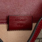 Gucci GG Supreme Horsebit 1955 Vertical Mini Shoulder Bag (SHF-ue12O9)