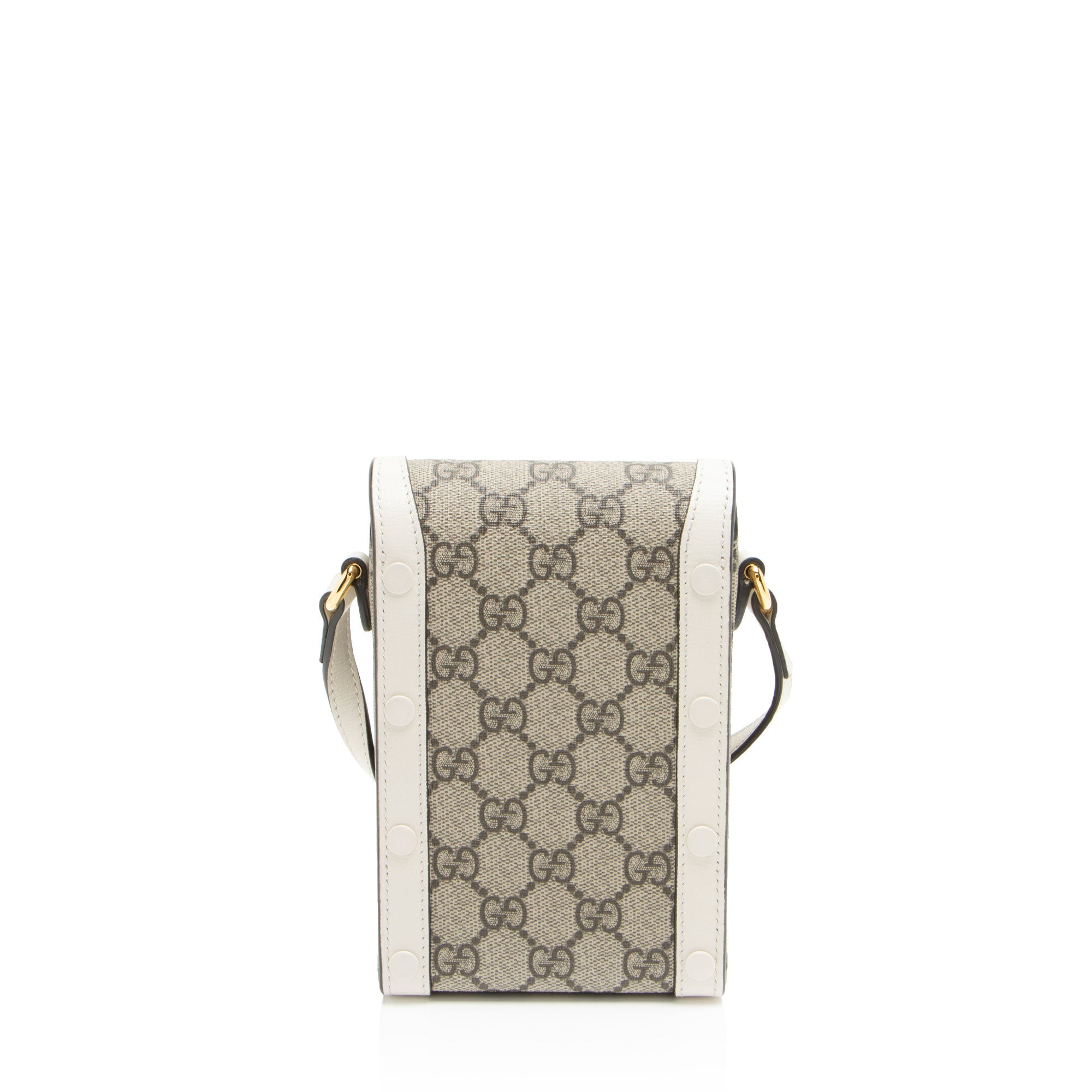 Gucci GG Supreme Horsebit 1955 Vertical Mini Shoulder Bag