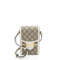 Gucci GG Supreme Horsebit 1955 Vertical Mini Shoulder Bag