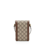 Gucci GG Supreme Horsebit 1955 Vertical Mini Shoulder Bag