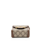 Gucci GG Supreme Horsebit 1955 Vertical Mini Shoulder Bag