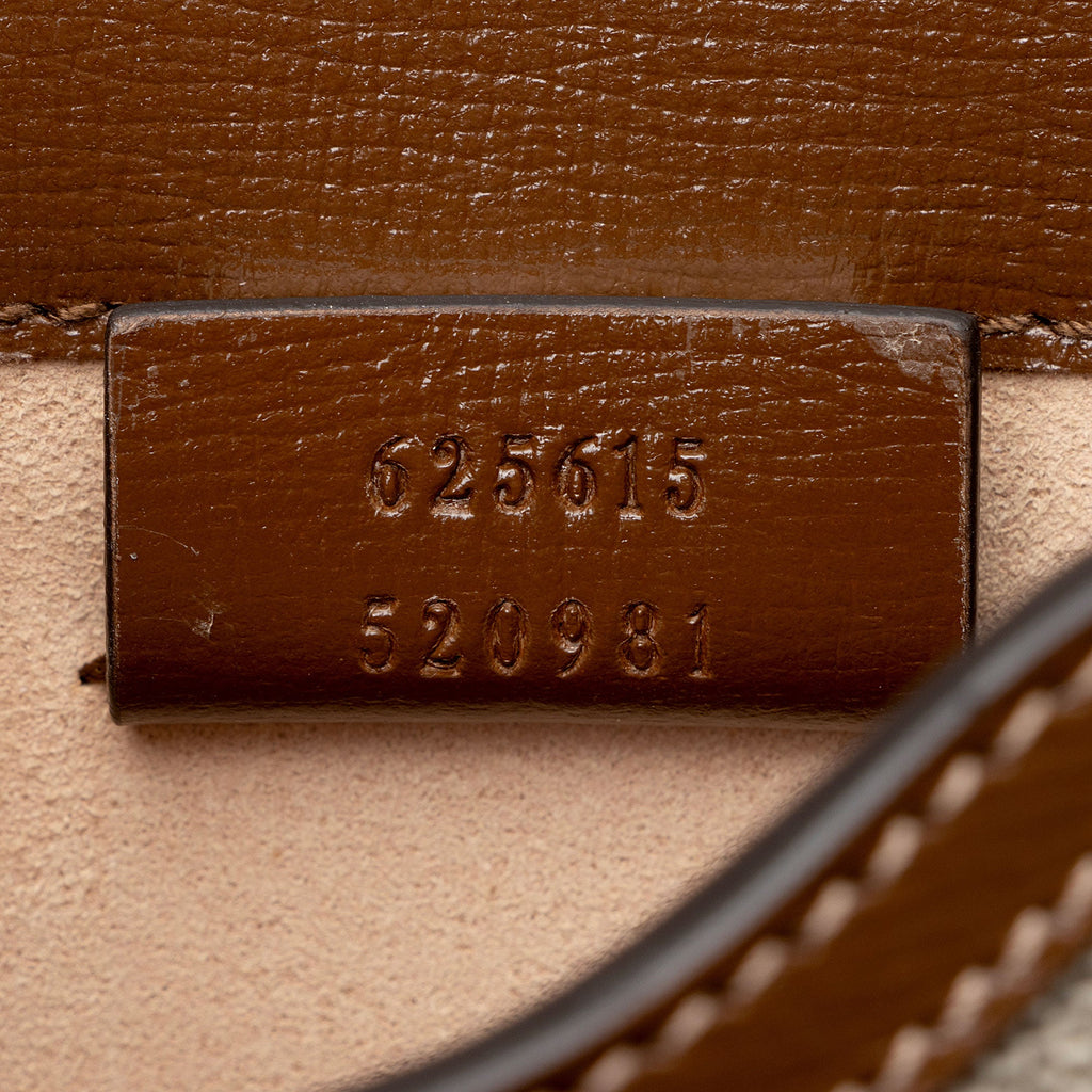 Gucci GG Supreme Horsebit 1955 Vertical Mini Shoulder Bag