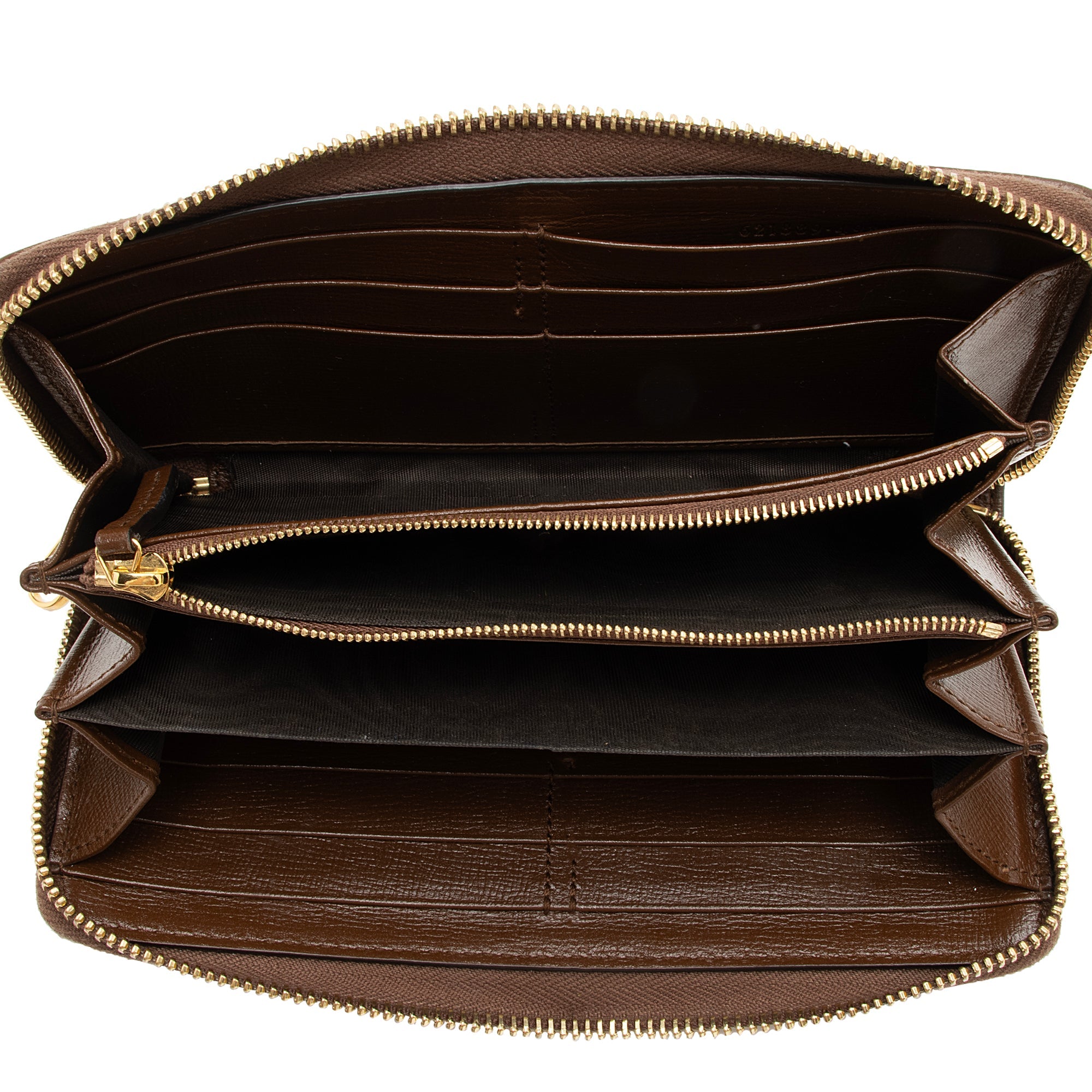 Gucci GG Supreme Horsebit 1955 Zip Around Wallet (SHF-nmmLcz)