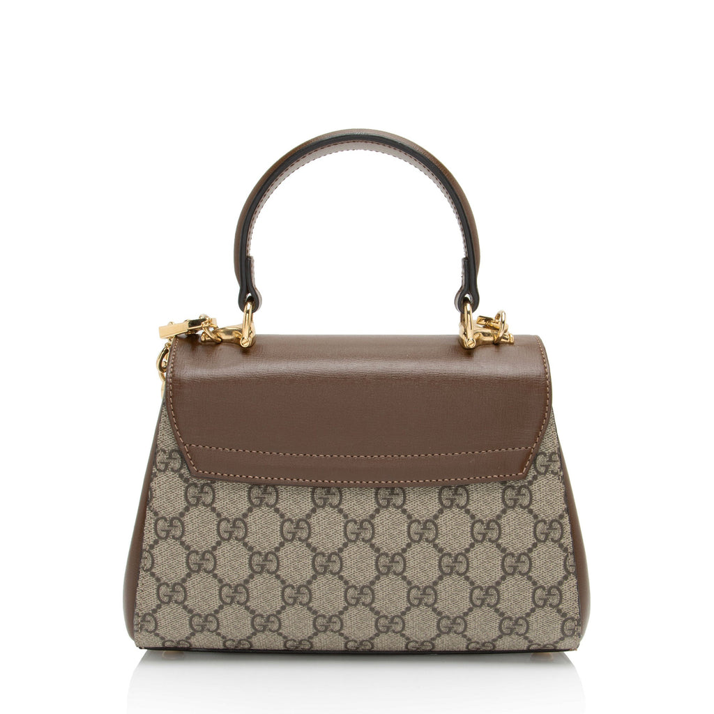 Gucci GG Supreme Horsebit 1955 Small Chain Top Handle