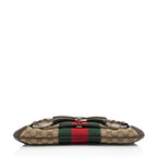 Gucci GG Supreme Horsebit Web Chain Shoulder Bag (SHF-lQWg6i)