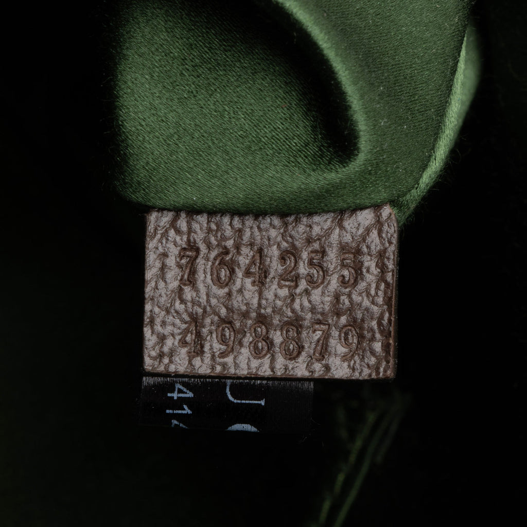 Gucci GG Supreme Horsebit Web Chain Shoulder Bag